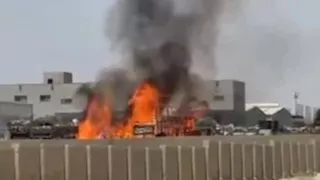 المباحث تستمع لأقوال شهود العيان لكشف ملابسات حريق الحرفيين