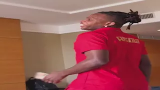 بينهم محترف الزمالك.. لاعبو أنجولا يرقصون في غرفة الملابس بعد التعادل في التصفيات 