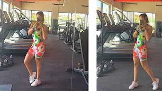 بملابس جريئة داخل الجيم.. أحدث ظهور لـ هيدي كرم بالـ"سيلفي" والجمهور يعلق (صور)