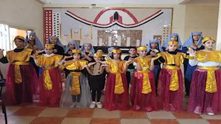 بالزي الفرعوني.. كفر الشيخ تحتفل بافتتاح المتحف المصري الكبير -صور 