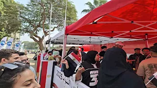 إقبال كثيف من المواطنين في أول أيام انتخابات مجلس النواب بالدقي | صور