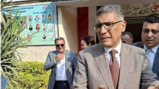 محافظ الجيزة يتفقد لجان الدقي في أول أيام انتخابات النواب "صور"