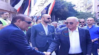 فرج عامر يدلي بصوته في انتخابات مجلس النواب بالإسكندرية- صور