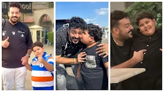 "روحه كانت في ابنه".. ١٠ صور جمعت إسماعيل الليثي بنجله ضاضا قبل رحيلهما