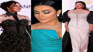 فساتين النجمات تخطف الأنظار في افتتاح القاهرة السينمائي بتوقيع هاني البحيري 