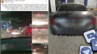 ضبط سيارة بلوحات معدنية مخالفة وزجاج حاجب للرؤية بالإسكندرية