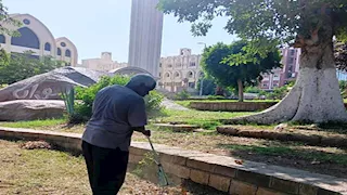 بالصور.. حملة مجتمعية لتجميل وتنظيف شوارع وميادين أسوان