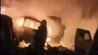 انفجار يهز مركز شرطة في كشمير الهندية.. فيديو