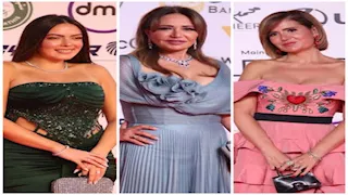 ليلى علوي متألقة وهنا جريئة.. أبرز إطلالات النجمات في رابع أيام مهرجان القاهرة