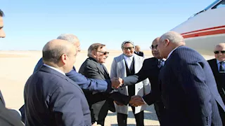 بالصور- محافظ الوادي الجديد يستقبل وزير العدل لتفقد وافتتاح عدد من المشروعات 