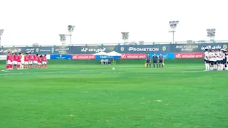 لاعبو الأهلي والزمالك يقفون دقيقة حداد على روح محمد صبري (صور)