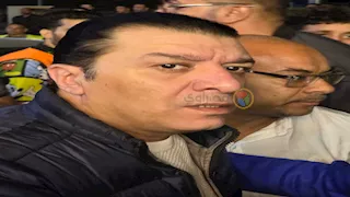مصطفى كامل نقيب المهن الموسيقية يقدم واجب العزاء في محمد صبري (صور)