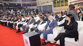 25 صورة من المؤتمر الجماهيري لحزب الجبهة الوطنية لدعم مرشحيه بالانتخابات البرلمانية