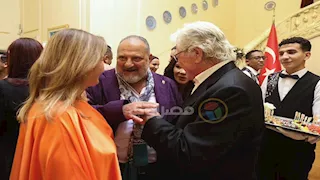 خالد الصاوي ويسرا ومنة فضالي.. نجوم الفن يشاركون في حفل السفارة التركية