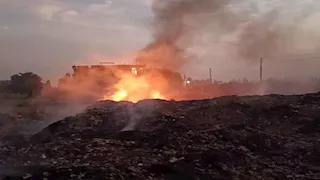 أدخنة الموت تخنق "شباس الشهداء".. كارثة بيئية تهدد أطفال المدارس بكفر الشيخ