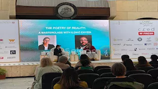  بالصور| إلديكو إينيدي تحكي عن مسيرتها الفنية في جلسة بمهرجان القاهرة السينمائي الدولي 