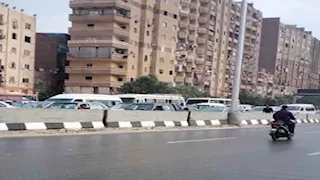 تكدس مروري أعلى "دائري المريوطية" | صور