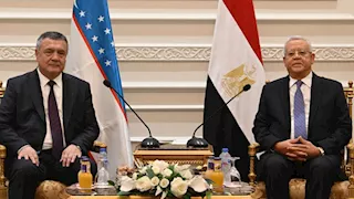 رئيس مجلس النواب يستقبل رئيس المجلس التشريعي لبرلمان أوزبكستان
