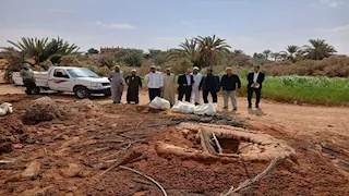 نقل رفات 8500 متوفى بالوادي الجديد (صور)