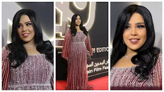 "خسيتي وبقيتي أحلى".. شيماء سيف تخطف الأنظار في مهرجان البحرين السينمائي