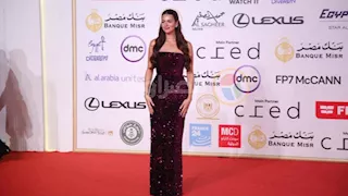 "بفستان طويل".. إطلالة مميزة لـ هنادي مهنا في ختام مهرجان القاهرة السينمائي