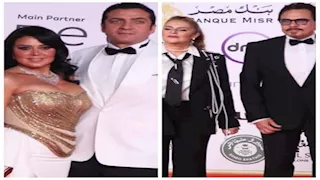 رانيا يوسف وزوجها الأجرأ.. إطلالات جذابة للكابلز في ختام القاهرة السينمائي 