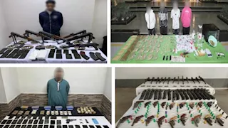 مقتل عنصر إجرامي في تبادل لإطلاق النار وضبط مخدرات بـ50 مليون جنيه بقنا | صور