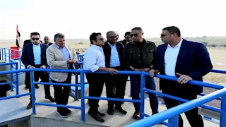 وزير الإسكان ومحافظ الفيوم يتفقدان محطتي معالجة "بطن أهريت" و"الحامولي"