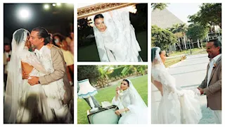 15 صورة جديدة من كواليس حفل زفاف هادي الباجوري وهايدي خالد