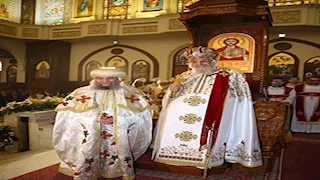 بالصور- البابا تواضروس يرقّي الأنبا يوأنس مطرانًا لأسيوط