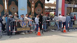 بالصور- انتظام اللجان وحراسة مشددة وسط توافد المواطنين بكفر الشيخ 