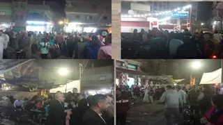 توافد مسائي للناخبين على لجان منيا القمح (صور)