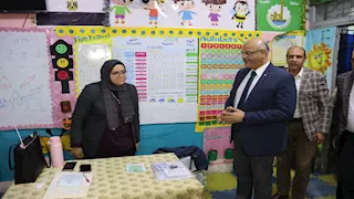 محافظ القليوبية يتفقد لجان "بنها والعبور": الإقبال يعكس الوعي (صور)