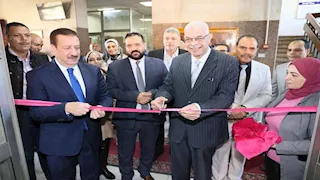 افتتاح توسعات عيادة التأمين الصحي النموذجية بجامعة المنوفية -صور
