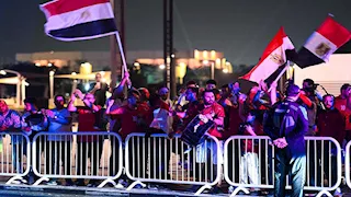 10 صور ترصد استقبال الجماهير لبعثة منتخب مصر الثاني في قطر