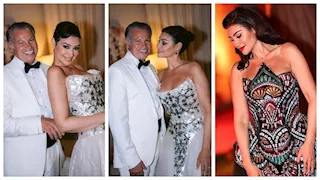 20 صورة رومانسية جمعت أروى جودة مع عريسها.. بمناسبة الزفاف