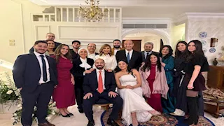 17 صورة من حفل خطوبة نجل عمرو أديب ولميس الحديدي