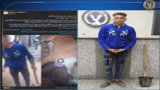 فيديو مثير| شاب يضرب كلبًا بكوريك في سوهاج والداخلية تتدخل