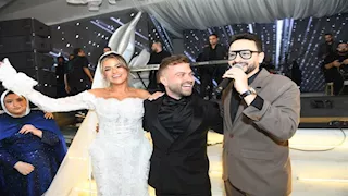 نجوم الفن في حفل زفاف ابنة المنتج محمد الشريف (صور)