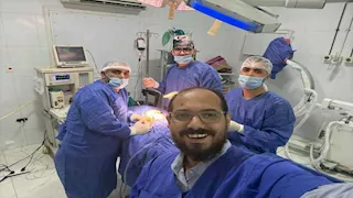 جراحة نادرة.. فريق طبي يستأصل جنين من أحشاء رضيع بالشرقية (صور)