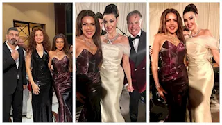 ناهد السباعي ترقص مع أروى جودة في حفل زفافها (صور وفيديو)