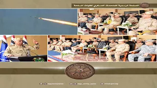 وزير الدفاع يشهد تنفيذ المرحلة الرئيسية للرماية الصاروخية للدفاع الجوي