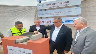 محافظ جنوب سيناء يضع حجر الأساس لتطوير محطة معالجة مياه الصرف بدهب