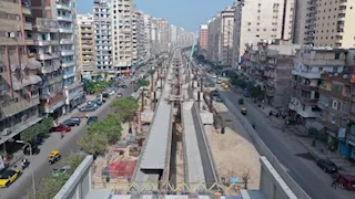 أحدث 15 صورة جوية لمشروع مترو الإسكندرية