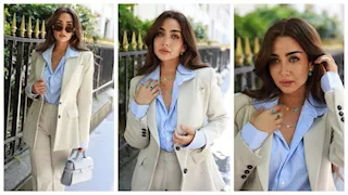 "بدلة فورمال".. أحدث جلسة تصوير لـ هنا الزاهد على "انستجرام"