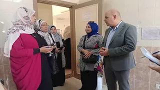وكيل صحة الشرقية يتفقد الخدمات الطبية بمستشفى الأمراض التنفسية بالعاشر من رمضان