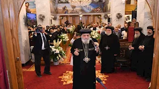 قداسة البابا تواضروس يفتتح مبنى خدمات لكنيسة العذراء ومار جرجس بمدينة الأمل