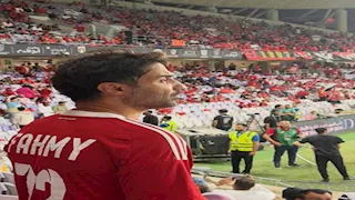 أحمد فهمي يحتفل بفوز "الأهلي" داخل الاستاد: عيد ميلادي في المكان المفضل