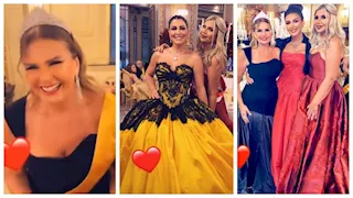 بالصور- يسرا بالأسود وريهام حجاج بالأحمر.. نجمات الفن في قصر عابدين