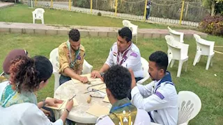 صور.. انطلاق فعاليات المعسكر التدريبي الثامن لجوالة جامعة عين شمس